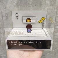 Diorama Cube Undertale PC Game Pajangan Box Display, Toys ...