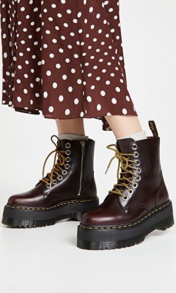 Dr. Martens Jadon Max in Oxblood (Category: Boots) located in Marikina City. Submitted by michelleaaa (Listing ID 1335492296, Image 1). Description: Guaranteed authentic No heel drags Without box Send me a message for actual photos.