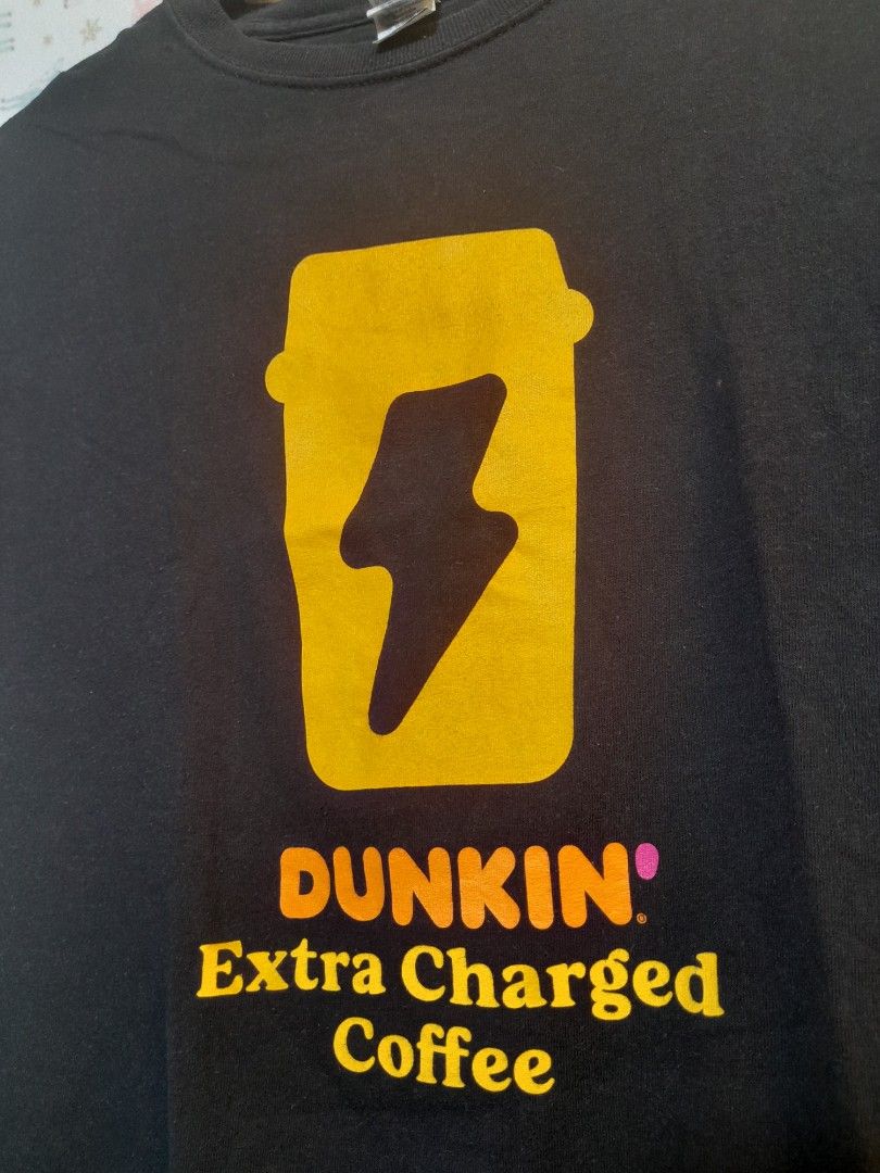 DUNKIN' DONUTS (Category: Tshirts & Polo Shirts ) located in San Jose del Monte. Submitted by r33s3 (Listing ID 1335460091, Image 3). Description: Black Medium Dimes 28x20 RFS Deluttering Of My Personal Pop Shirt Collection For The Past Years Color Rate 9/10 Color May Vary From Room Lighting ***FREE SHIPPING Payment First Policy Feel Free To DM.