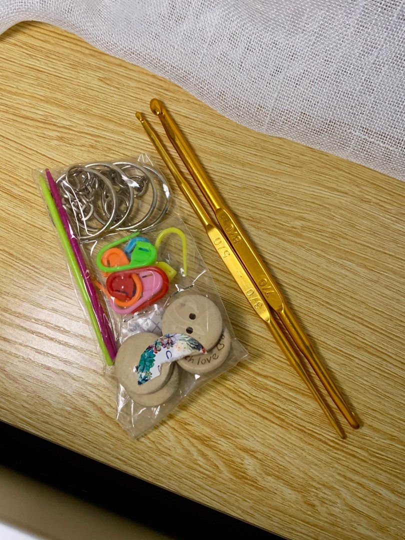 Extra Crochet Tools (Category: Craft Supplies & Tools) located in Manila. Submitted by wontermelonn (Listing ID 1335507087, Image 1). Description: Loc: Malate, Manila - can do same day delivery.