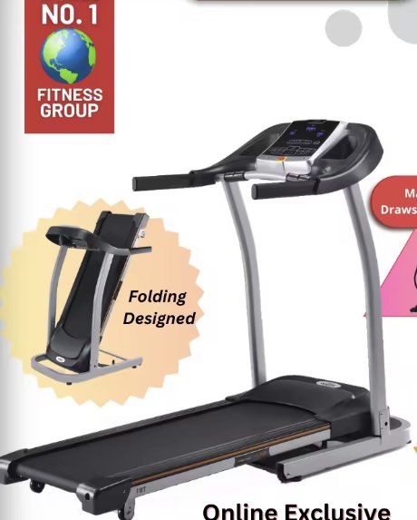 Folding Treadmill Running Machine Johnson Fitness Tempo T81 Motorized Everything Else Others on Carousell
