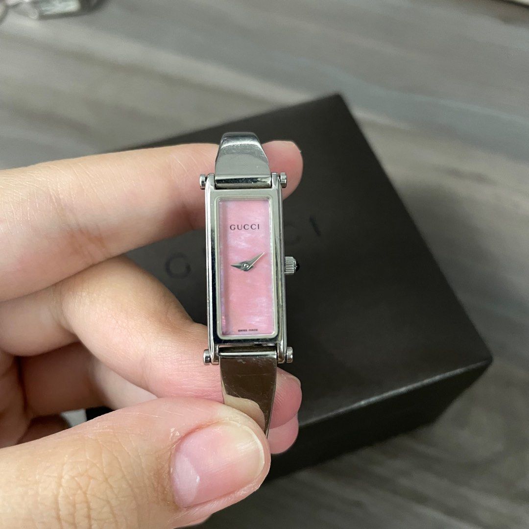 Gucci 1500l watch silver deals