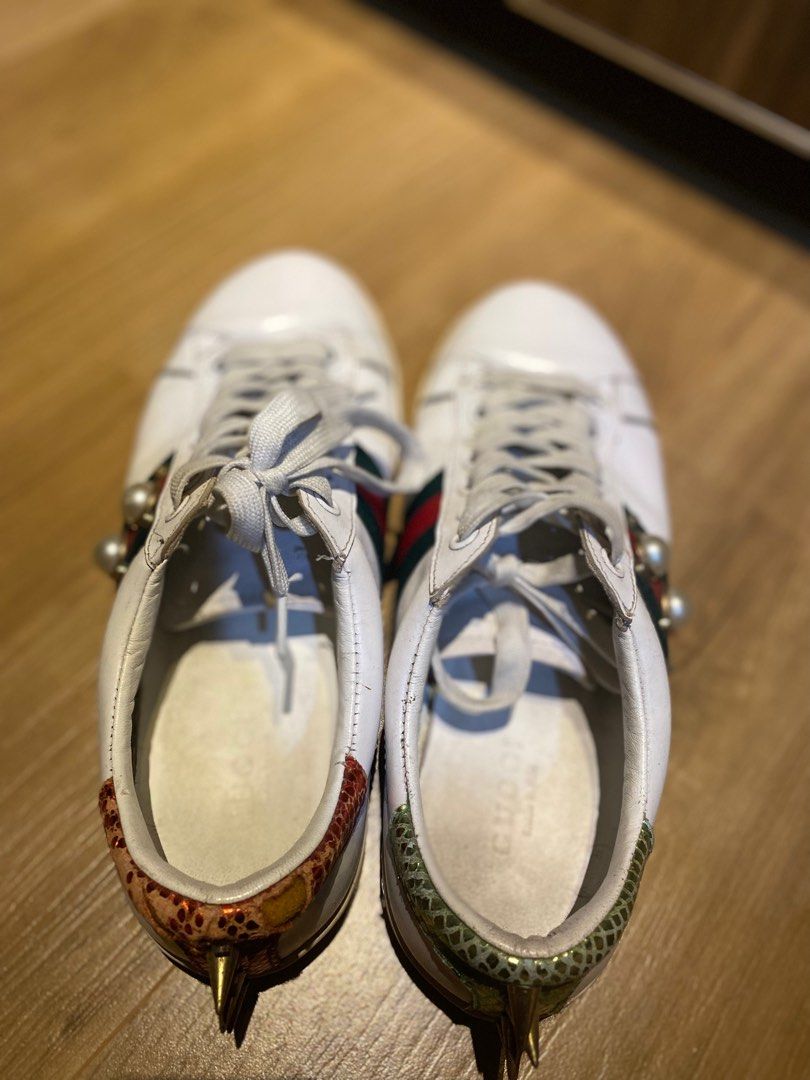 Gucci Ace Sneakers Pearl Spike Sepatu Gucci wanita sepatu gucci cewek