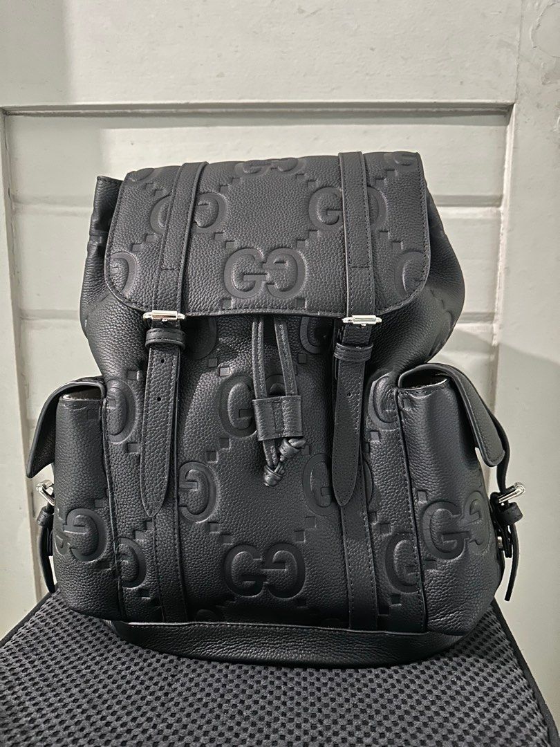 Gucci GG Jumbo Backpack Luxury Bags Wallets on Carousell