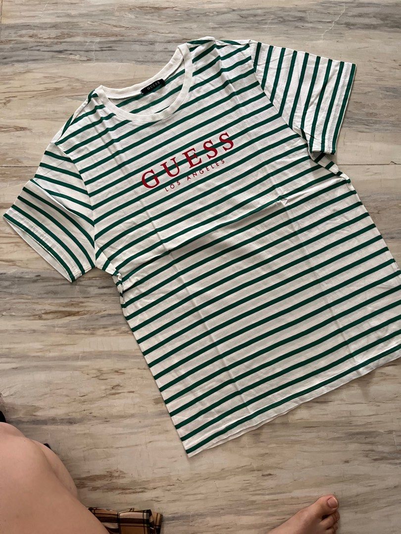 Guess Los Angeles Green frosted White