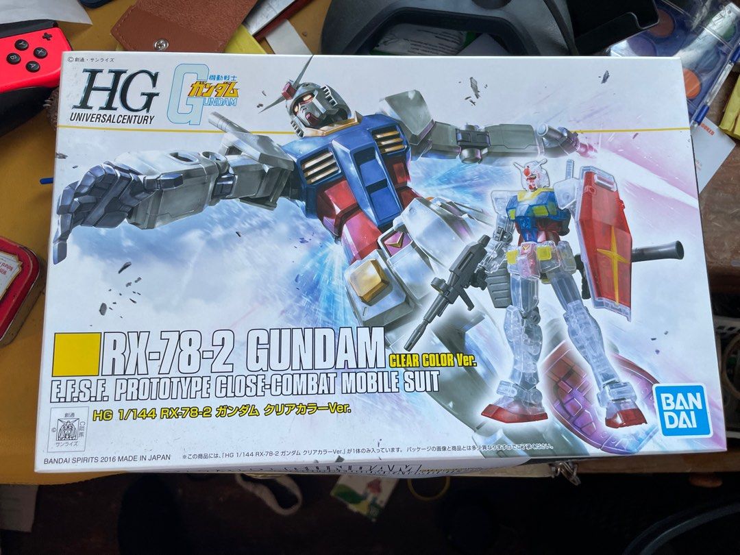 Gunda rx78 clear color (Category: Gundam & Model Kits) located in Las Pinas. Submitted by abramjared (Listing ID 1335425761, Image 1). Description: from Gundam Base Tokyo rfs: decluttering .