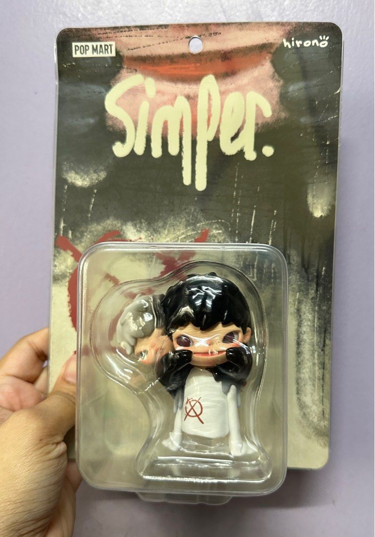 Hirono Simper Figure Pop Mart (Category: Designer & Blind Box Toys) located in Quezon City. Submitted by rouge89 (Listing ID 1335477861, Image 3). Description: Hirono Simper Pop Mart Brand New - Sealed.