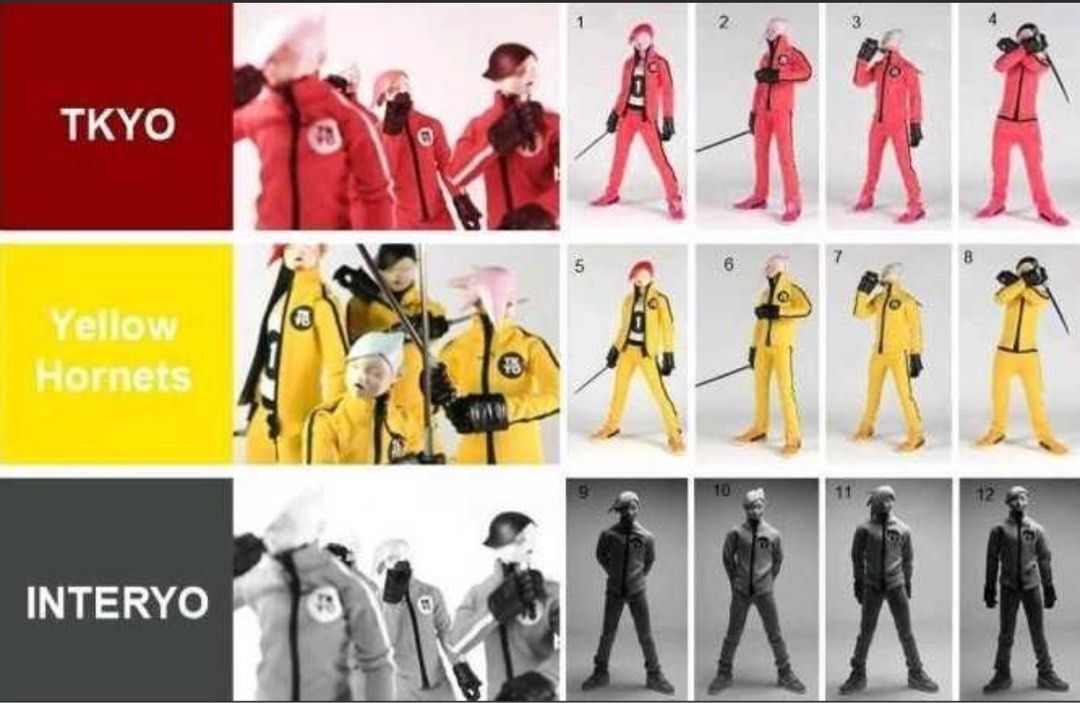 threeA THE YELLOW HORNETS 1/12 ThreeA Yellow Hornets