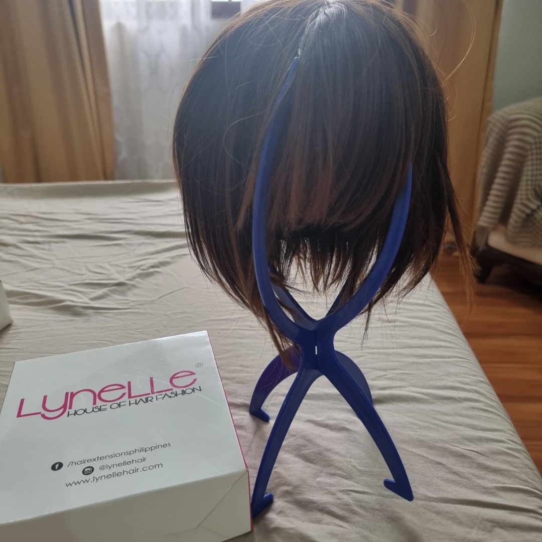 Human hair wig (Category: Hair) located in Antipolo. Submitted by sashvn (Listing ID 1335483602, Image 1). Description: Slightly used. brand - Lynelle Hair Fashion bought it last 2019.