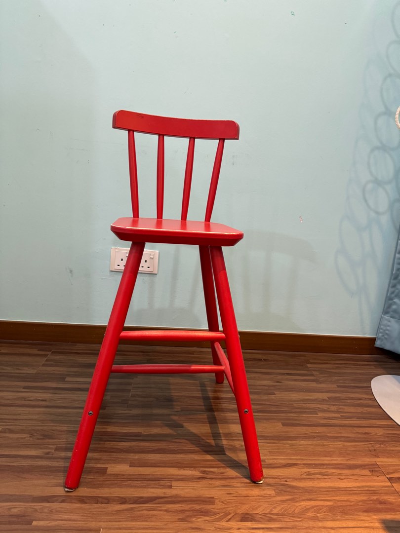 IKEA AGAM junior high chair Babies Kids Baby Nursery Kids Furniture Kids Tables Chairs on Carousell