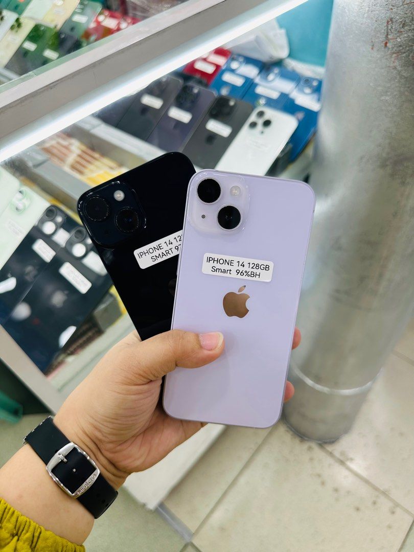 Iphone 14 128gb Smartlocked NTC Good as new (Category: iPhone 14 Series) located in San Juan City. Submitted by javedsgadgetshop (Listing ID 1335500349, Image 1). Description: OPEN FOR INSTALLMENT VIA CREDIT CARD/GGIVES/SPAY/BILLEASE & SWAP/TRADE-IN! BUY AND SELL! Quick Specs : Iphone 14 •128gb •NTC Variant •Good batt health •Smartlocked •95% Smoothness •No hidden issue | No Repaired •100% Authentic | Not Refurbished •w/ OEM Charger & store warra