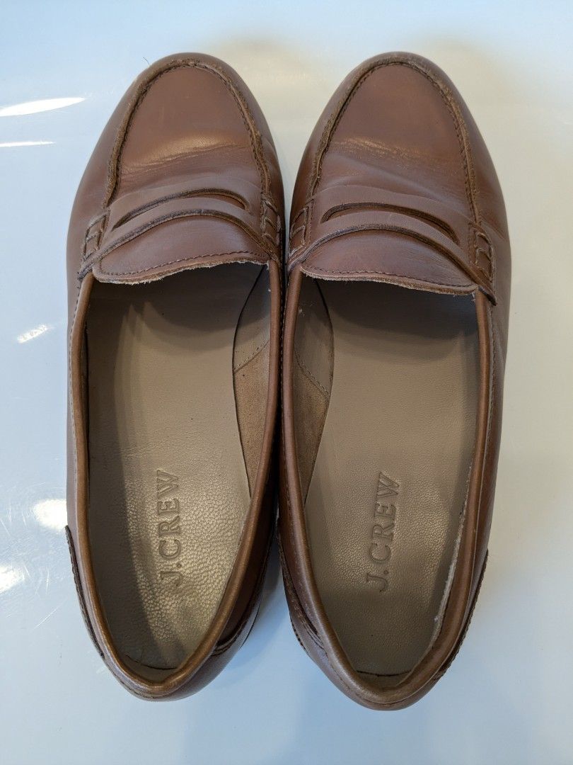 J.Crew Brown ryan penny loafers jcrew Loafers Carousell