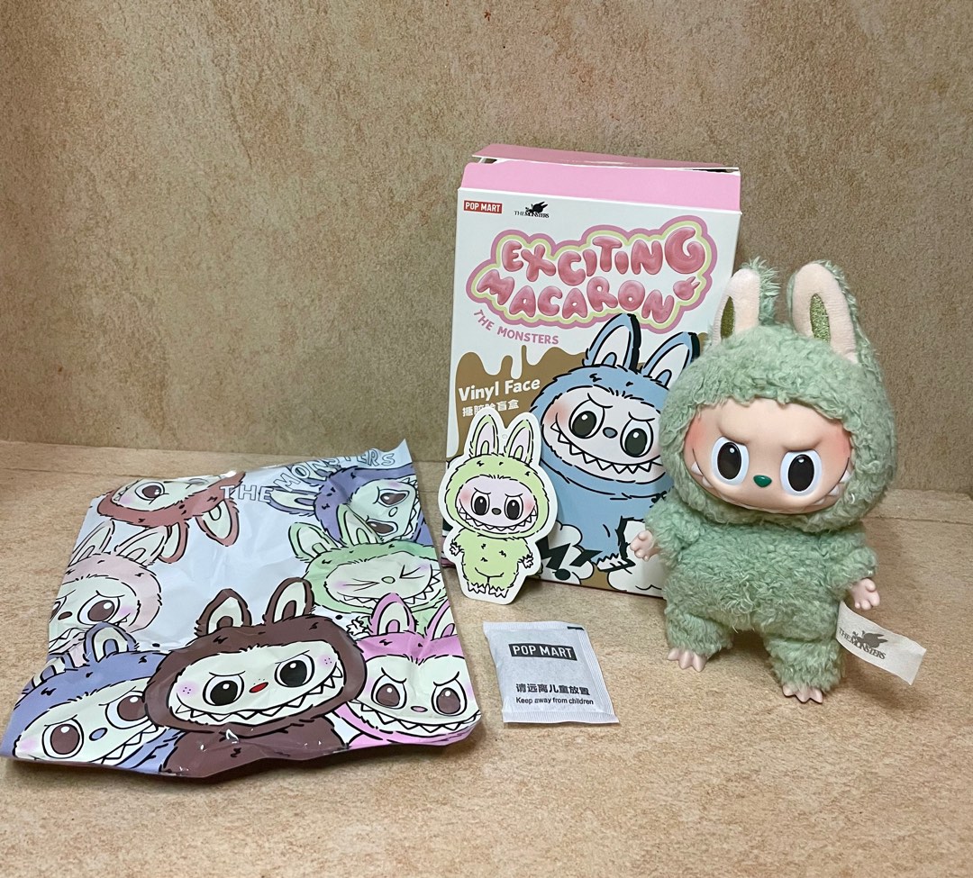 Labubu Exciting Macaron V1 Green Grape Hobbies Toys Toys Games On Labubu Exciting Macaron V1 Gre 1731214887 Be69a96f