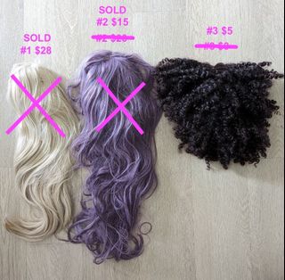 Affordable lace front wig For Sale Carousell Singapore