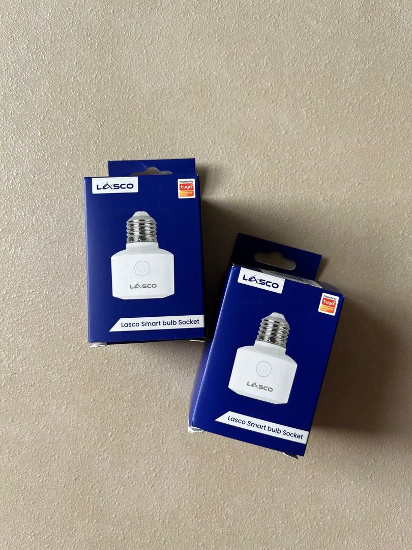 Lasco Wi-Fi Mini Bulb Socket for Bulbs - BRAND NEW - smart bulb socket (Category: Lighting) located in Las Pinas. Submitted by _abbeylieve (Listing ID 1335463206, Image 2). Description: Lasco Wi-Fi Mini Bulb Socket for Bulbs - Max 50 Watts - Works with Lasco App, Smart life App, Amazon Alexa, Google Home BRAND NEW. SELLING 2 PCS ONLY FOR 500 PHP TOTAL. Original price: 349 php each RFS: bought wrong item Please see images with full description fro