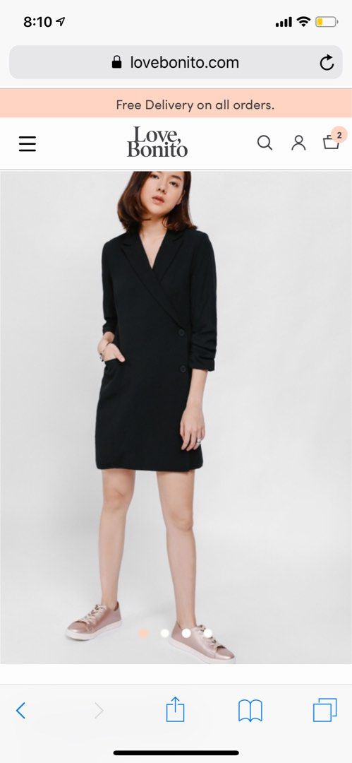 Love bonito tuxedo dress
