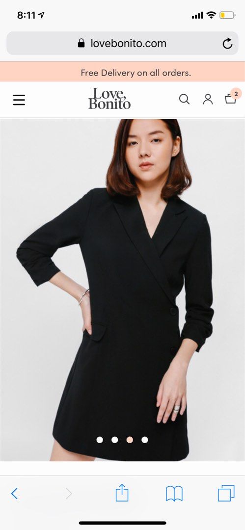 Love bonito tuxedo dress