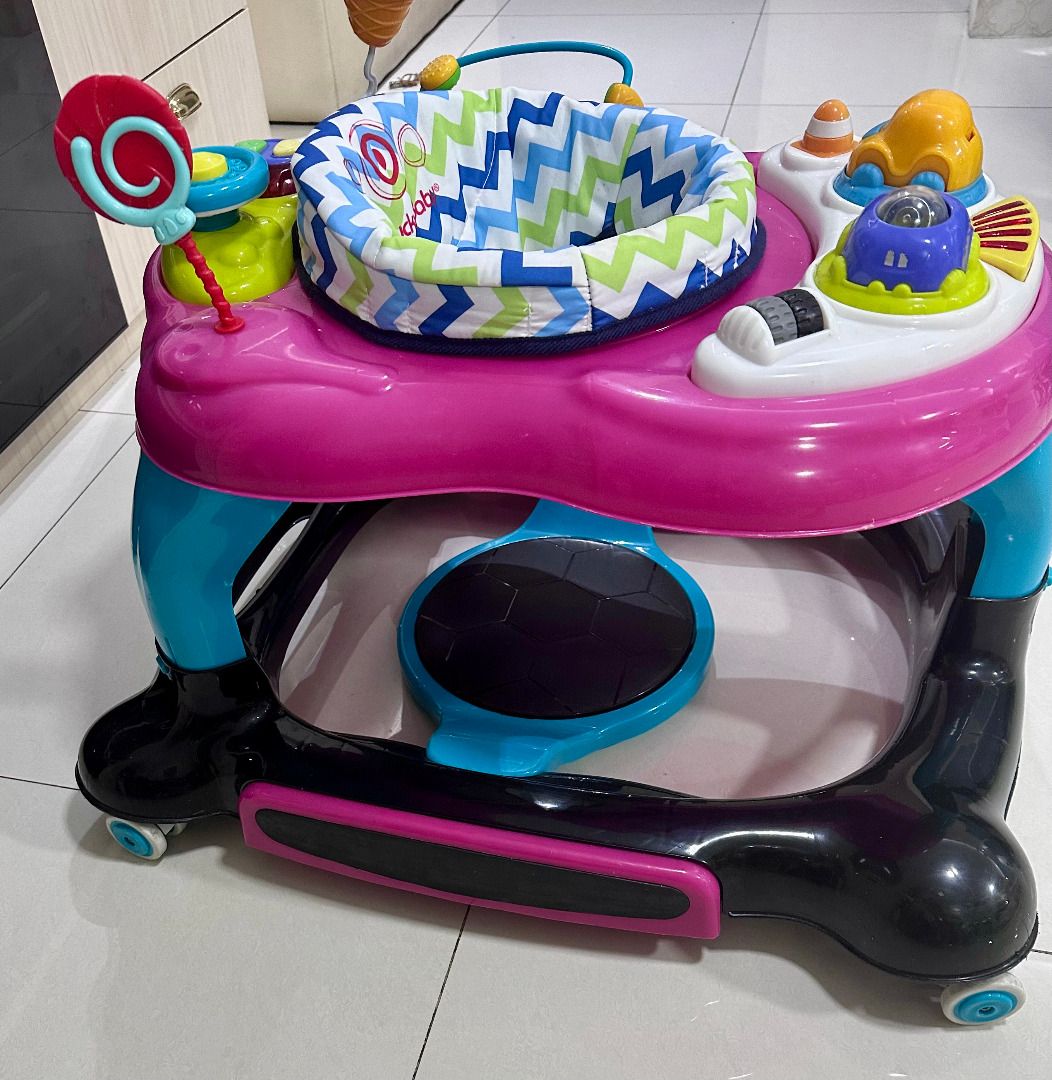 Lucky Baby Whoopee 3 In 1 Baby Walker Rocker Activity Centre W Jumper Board
