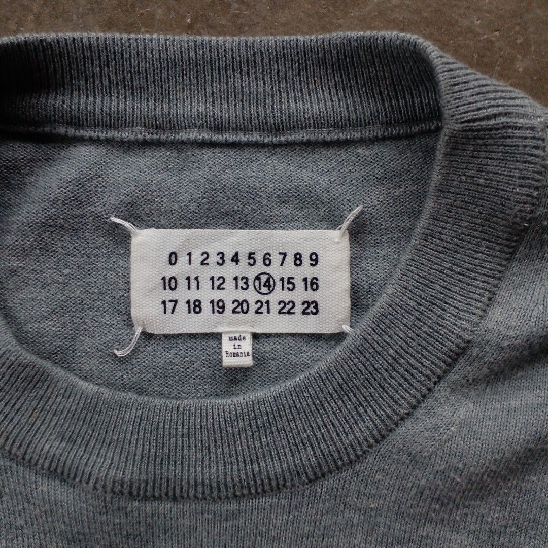 Margiela elbow patch sweatshirt top