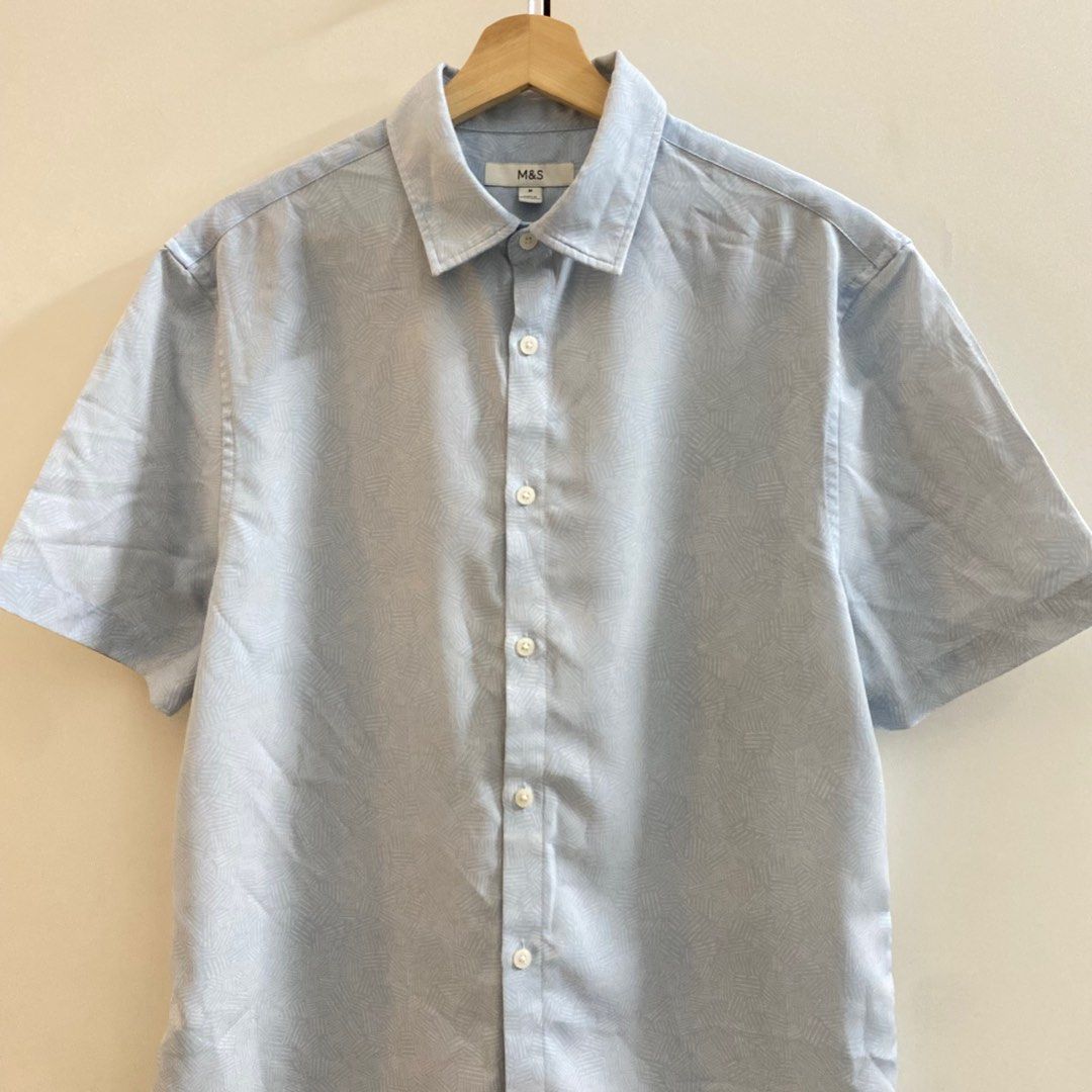 M&s mens short sleeve casual shirts sale