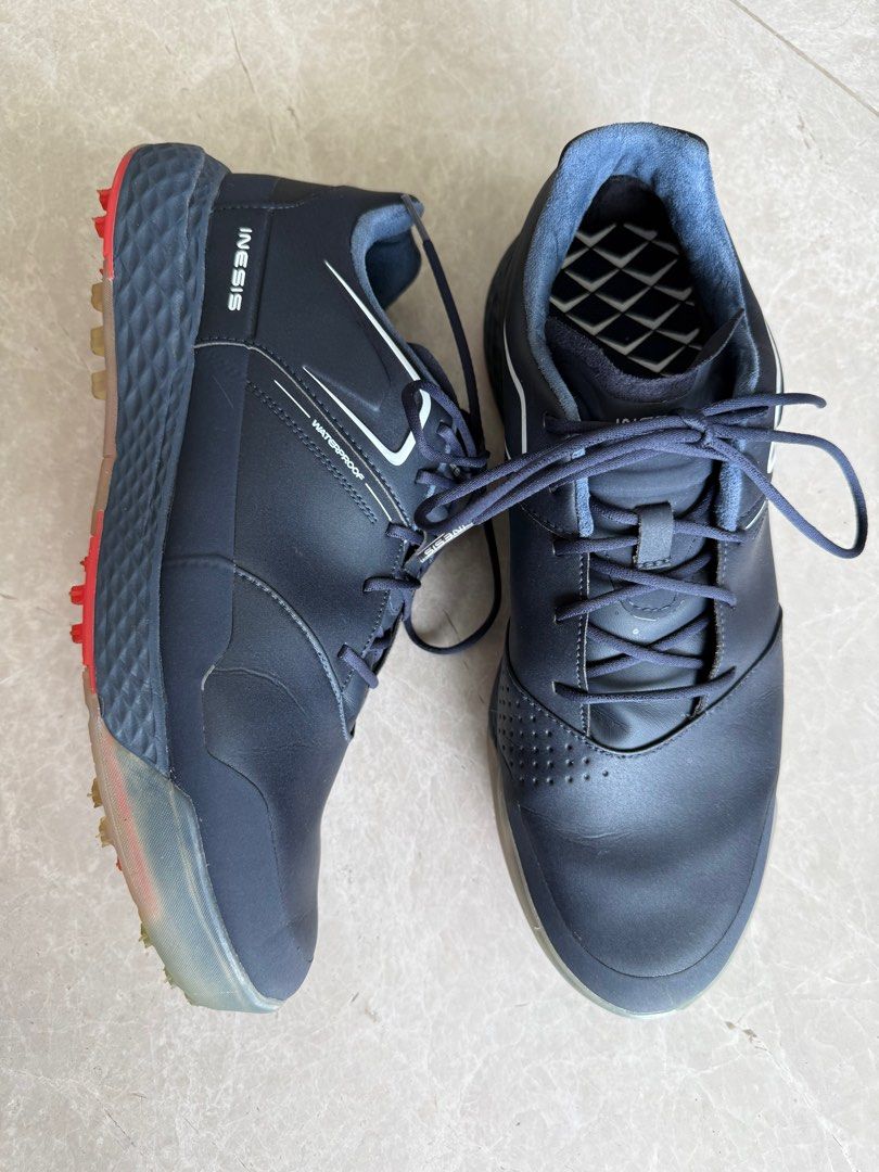 Men Golf Shoes UK size 11 Inesis Waterproof Navy Sports Equipment Sports Games Golf on Carousell