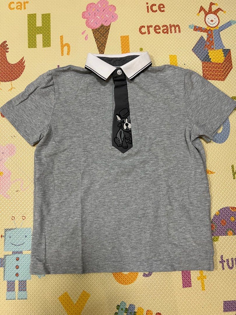 Momonittu polo shirt (size 130) （分類：嬰兒及小童流行時尚）位於 Hong Kong。 由 a.hysteric 提交（商品編號 1335557977，圖片 1）。簡介： 。