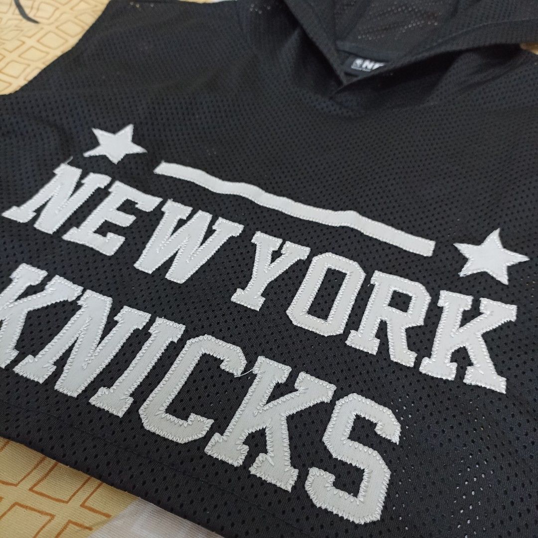 NBA. New York Knicks. Sleeveless Mesh Hoodie