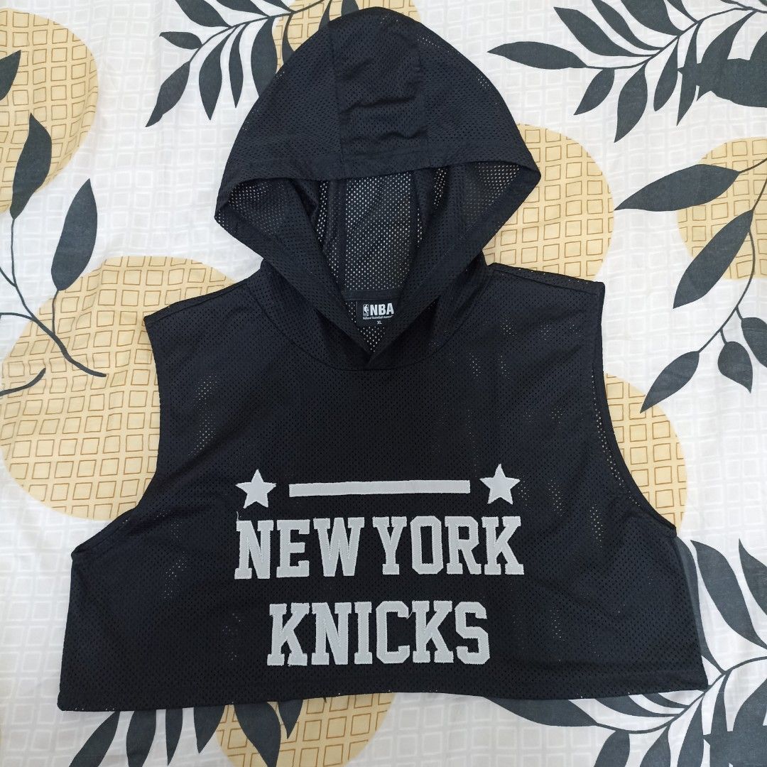 Knicks sleeveless hoodie on sale