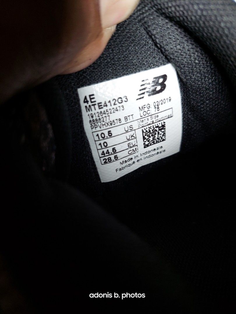 New balance mte412g3 top