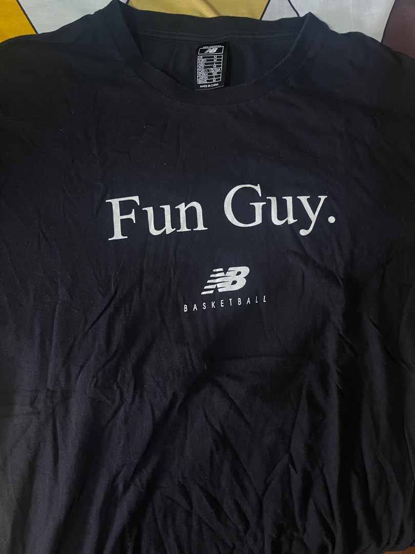 Fun guy new balance shirt for sale clearance