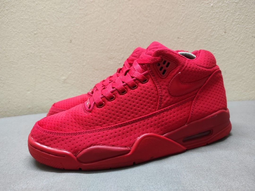 Nike Air Flight Squad University Red 7uk Men s Fashion Footwear Sneakers on Carousell