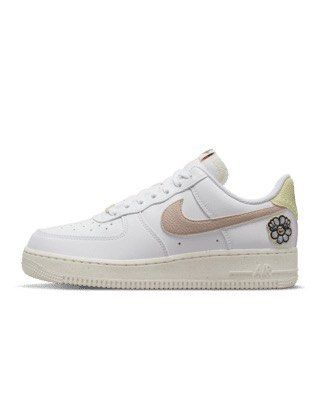 Nike air force 1 blanche et rose gold clearance