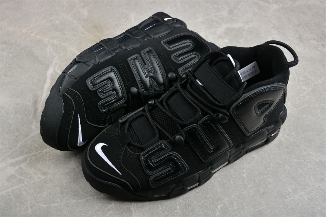 Nike Air More Uptempo Supreme Suptempo Black shoes Euro 40 47.5 Men s Fashion Footwear Sneakers on Carousell