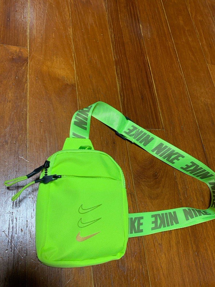 Nike lime green sling bag