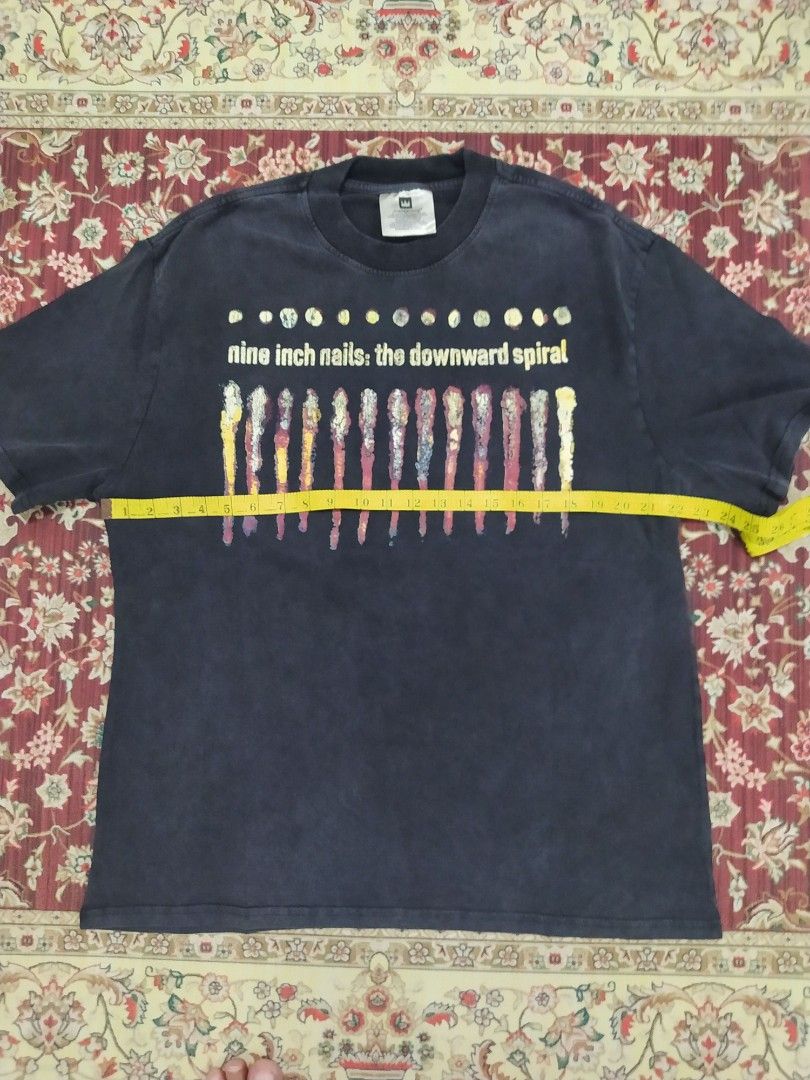 Sweat à Capuche Vintage Nine Inch Nails NIN The Downward Spiral Tour Taille XL Noir Occasion Bon état
