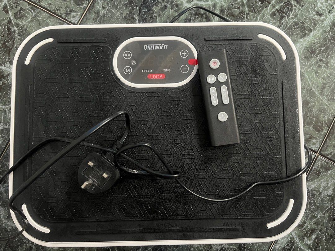 OneTwoFit Vertical Vibration Efficient Fat Burning Machine 20 levels adjustable exercise machine Indoor Home Gym ET0249