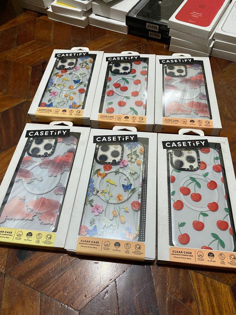 Original Casetify MagSafe Case for iPhone 15 Pro Max (Category: Cases & Sleeves) located in Manila. Submitted by razelysonn (Listing ID 1335557942, Image 1). Description: All original 101% with srp at the back a question you may ask again in the conversation Question: Is it original? Answer: It is, 101% ORIGINAL FIXED PRICE .