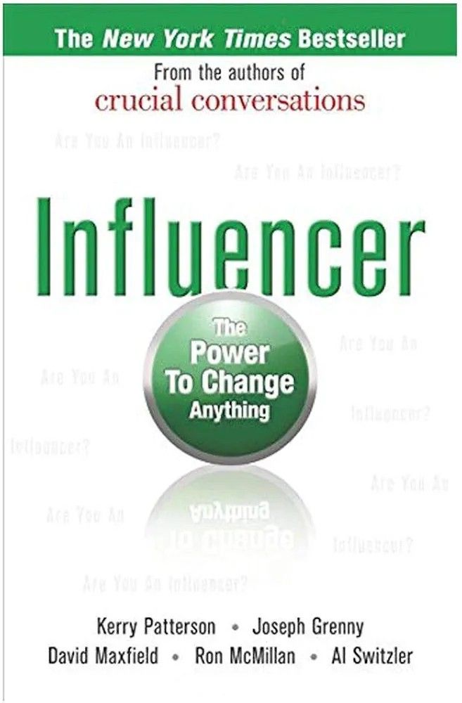 Personal Development Book - Influencer: The Power To Change Anything by ...