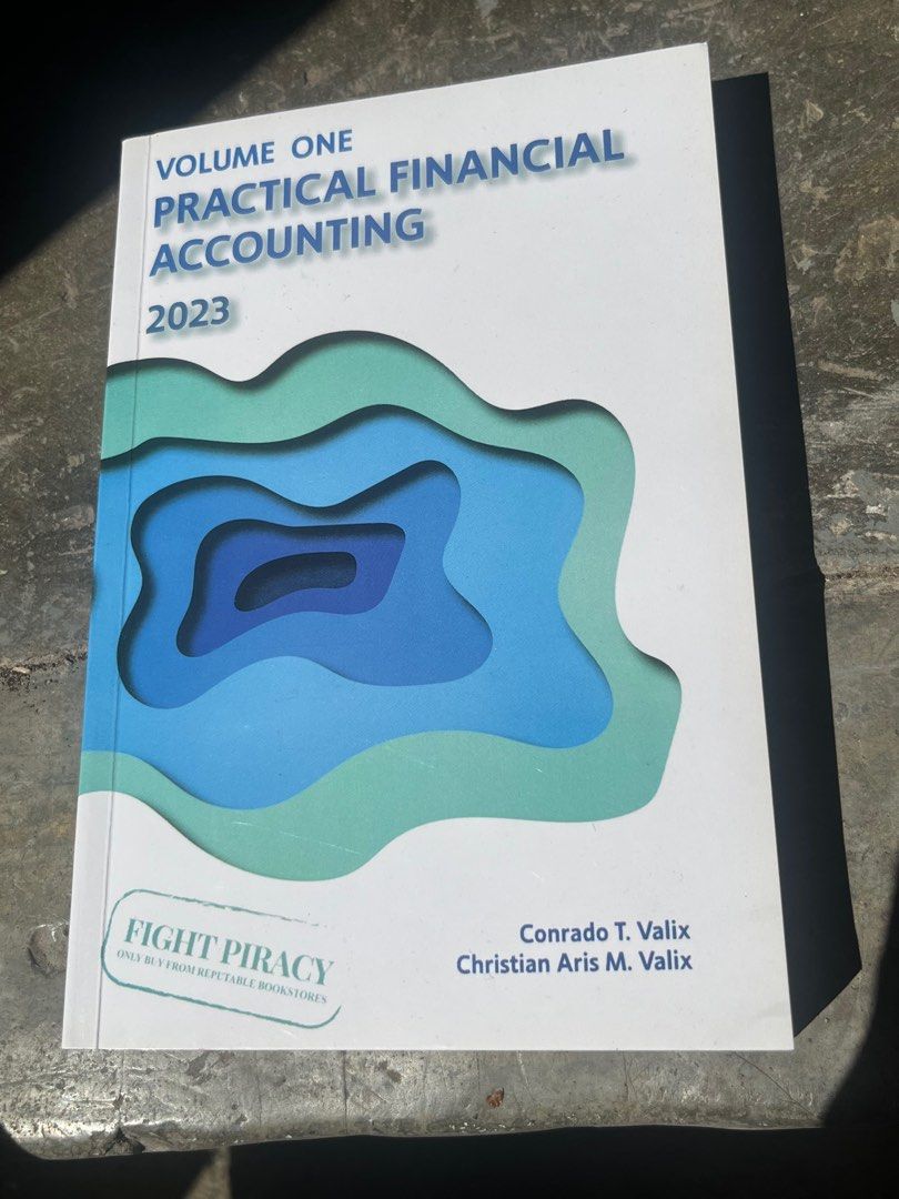 Practical Financial Accounting Vol 1 & 2 2023 (Category: Textbooks) located in Quezon City. Submitted by dianaibarraajoc (Listing ID 1335432985, Image 1). Description: 500 each Author: Conrado T Valix.