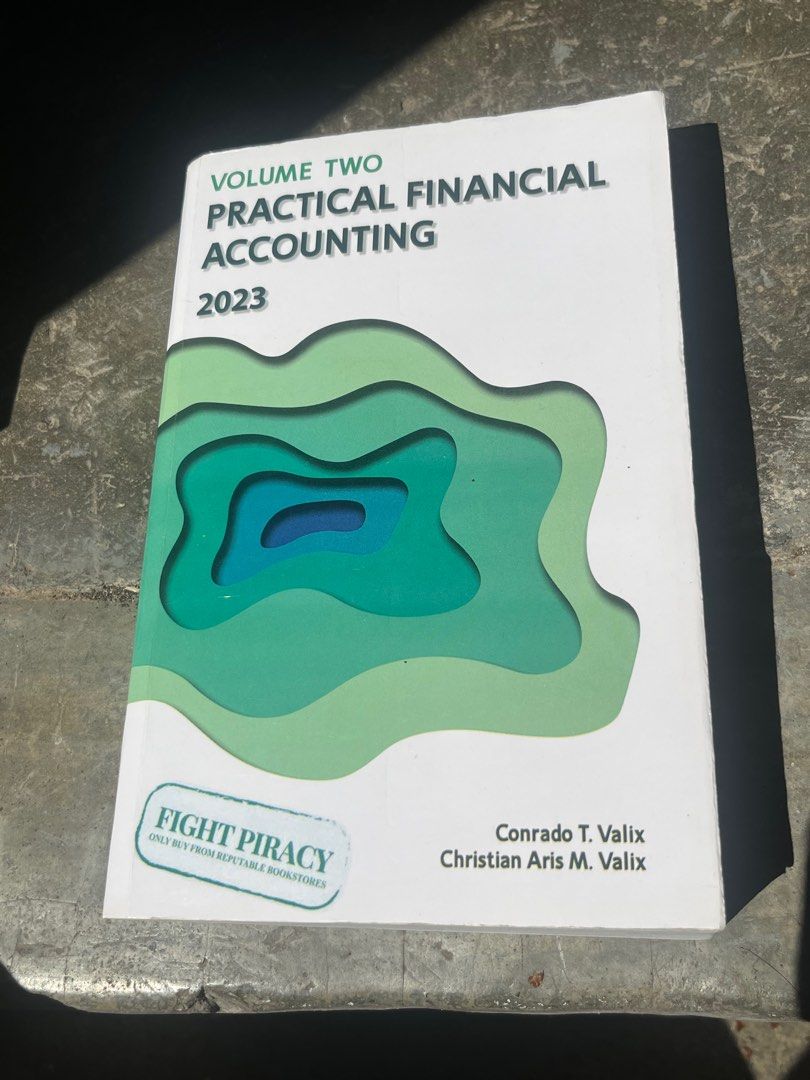 Practical Financial Accounting Vol 1 & 2 2023 (Category: Textbooks) located in Quezon City. Submitted by dianaibarraajoc (Listing ID 1335432985, Image 2). Description: 500 each Author: Conrado T Valix.