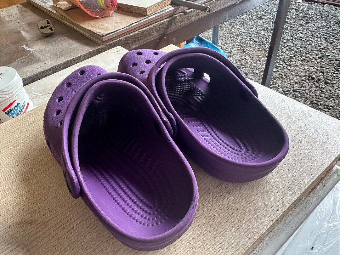 purple crocs size 4 Babies Kids Babies Kids Fashion on Carousell