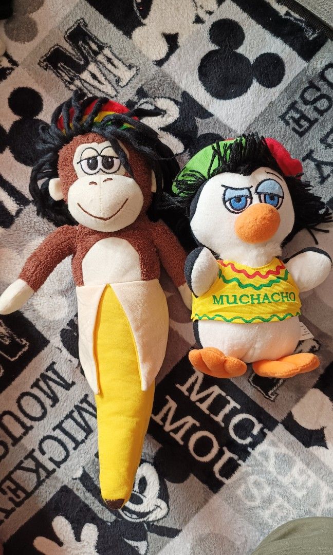 Rasta monkey stuffed animal deals