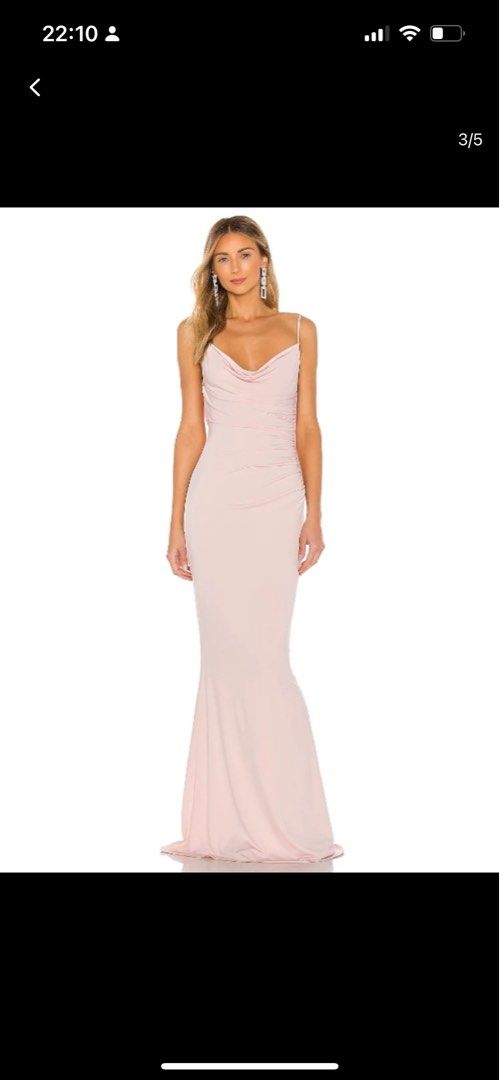strapless open back dress TAYLOR GOWN – Katie May