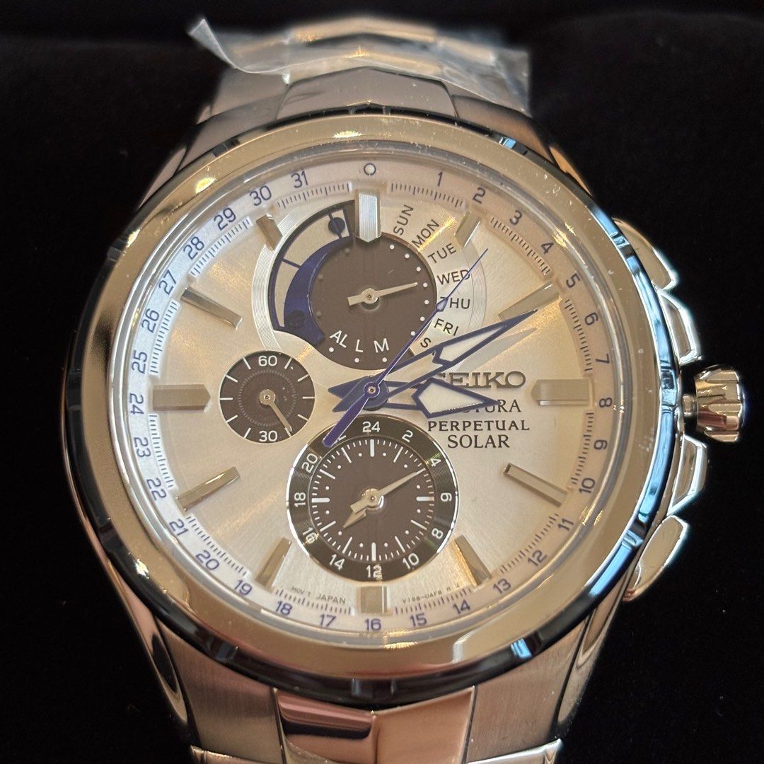 SEIKO Coutura Perpetual Solar SSC787 Luxury Watches on Carousell