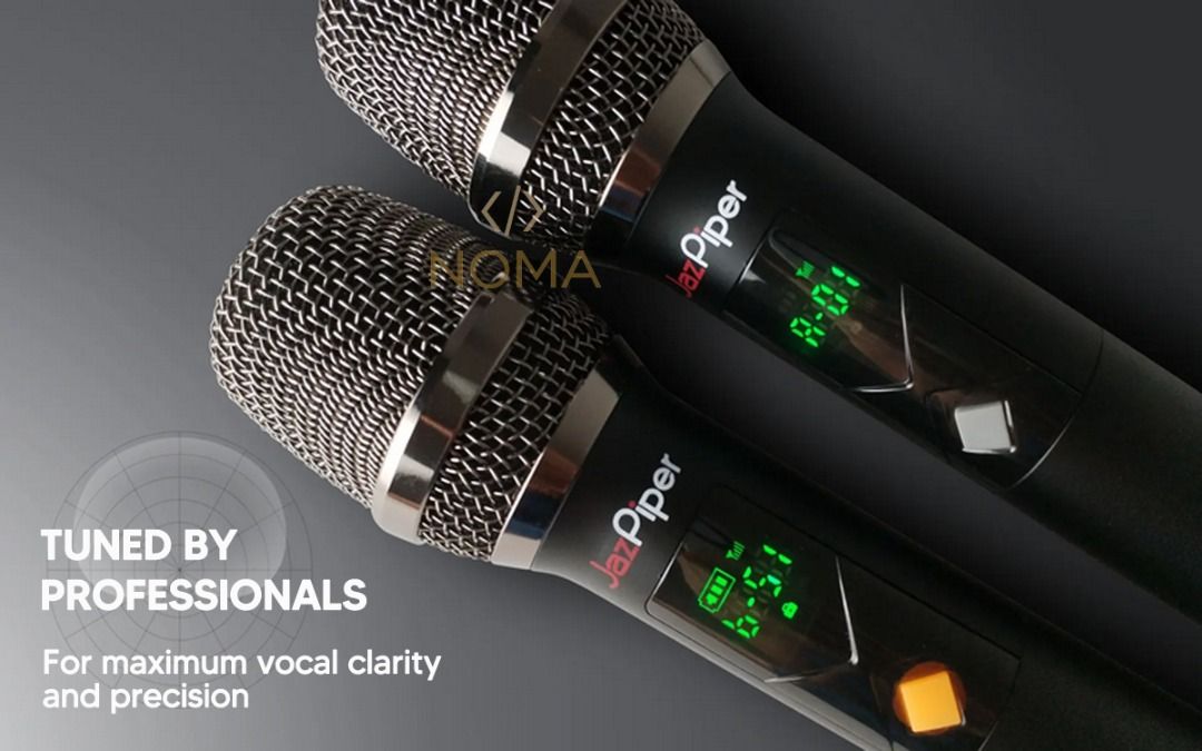 [SG] LATEST MODEL JazPiper MAX All-In-One Karaoke Soundbar Updated Song Library UHF Microphones63206817241603112