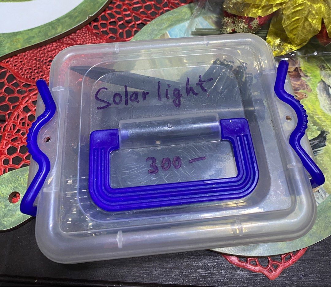 SOLAR LIGHT FOR GARDEN DECOR (Category: Lighting) located in Manila. Submitted by moncherieebabez (Listing ID 1335556385, Image 1). Description: rfs : bought alot 📍 : paranaque 💸 : gcash 🛵 : lalamove, j&t (PAYMENTS SHOULDERED BY BUYER) ❗️no reservation (unless you pay immediately) ❗️no cancellation once paid message for more inquries.