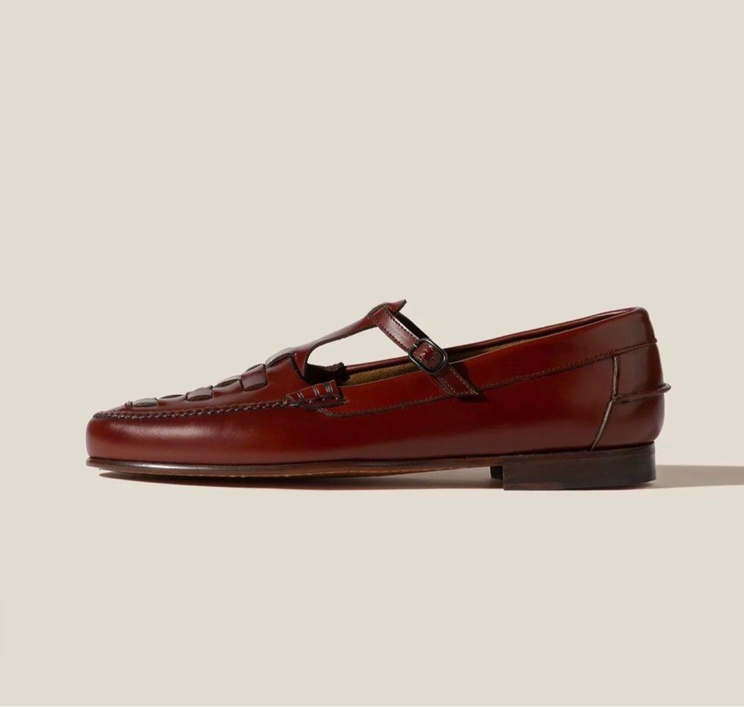 Spanish leather loafers on sale