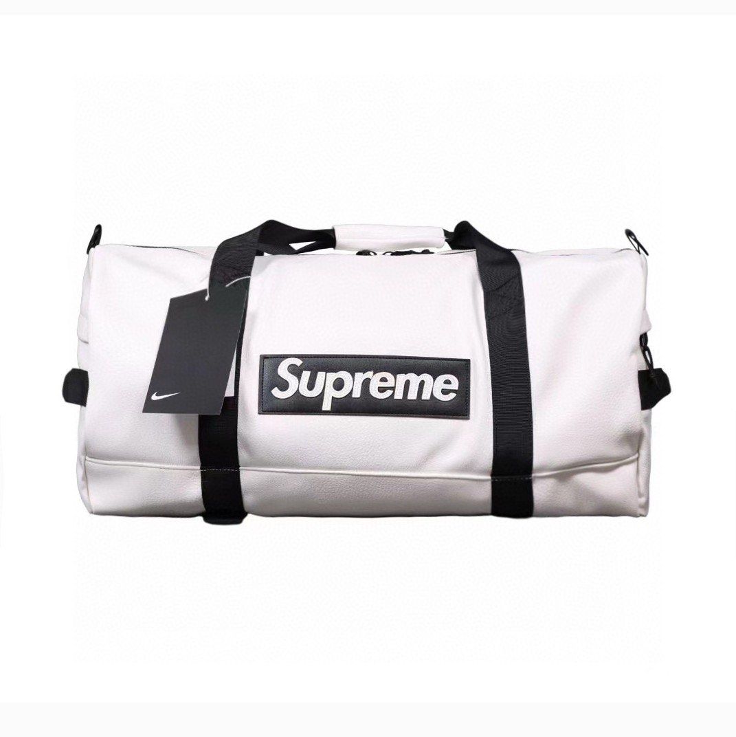 Supreme Nike Leather Duffle Bag White Buy White Sports & Utility