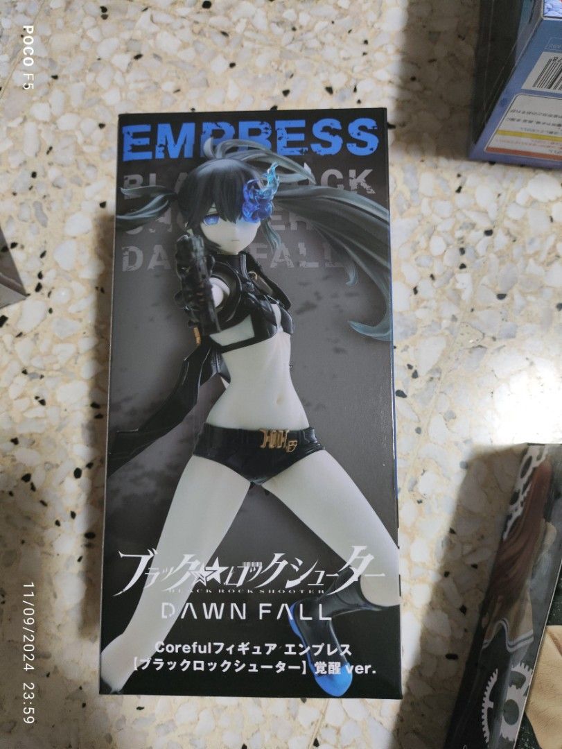 Taito Coreful Black Rock Shooter Empress Anime Figure Figurine Statue Kuji DXF Grandista Aniplex Artfx Kotobukiya POP Megahouse Figuarts Banpresto Furyu Taito Exq Bicute (Category: Toy Figures) located in Singapore. Submitted by chikara130 (Listing ID 1335560155, Image 1). Description: .