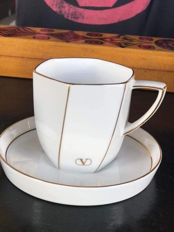 valentino cup and saucer (Category: Coffee & Tea Tableware) located in Manila. Submitted by margie_01 (Listing ID 1335553492, Image 1). Description: .